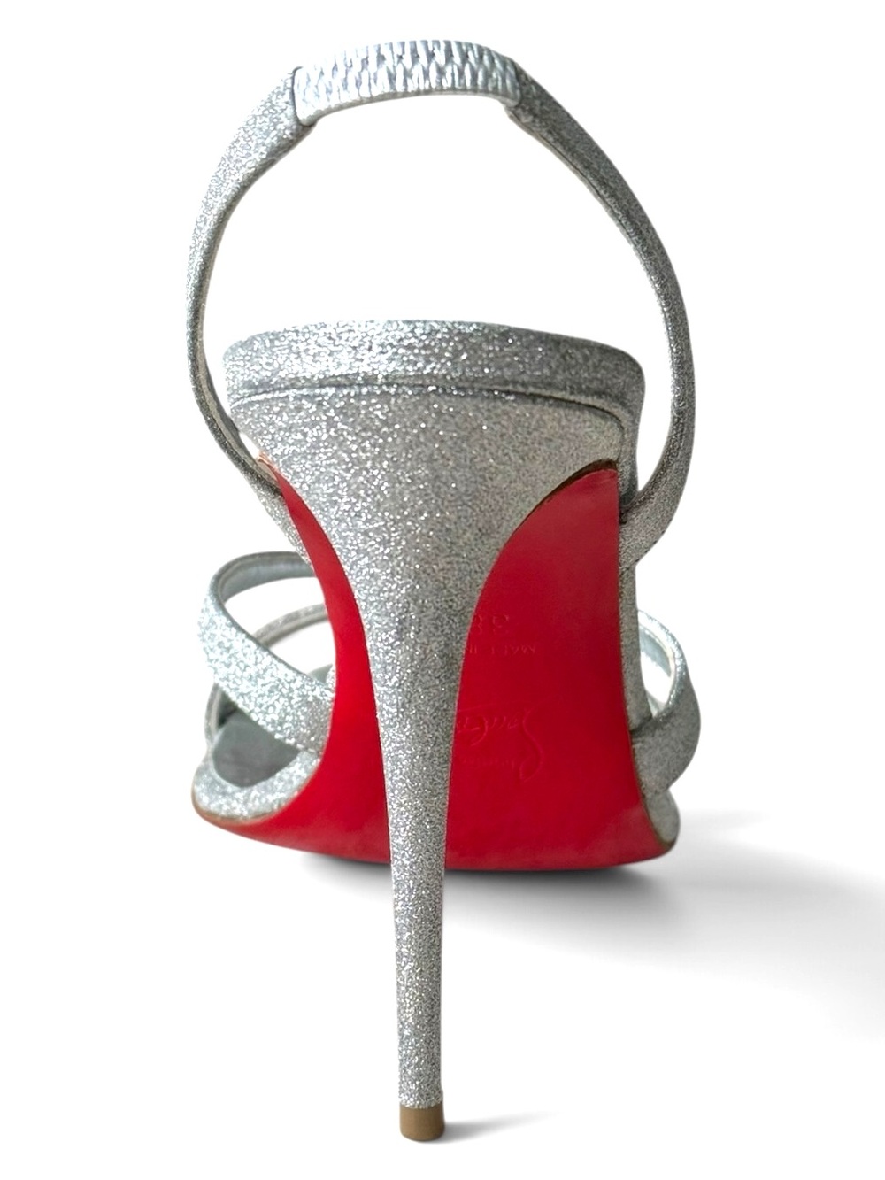 Christian Louboutin Emilie 100 Slingback Sandals - Picture 9 of 12